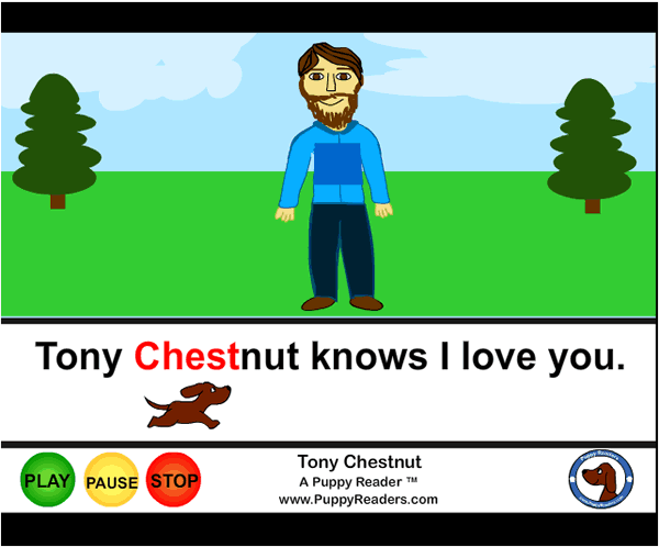 Tony Chestnut: Animated Song Book for Children
